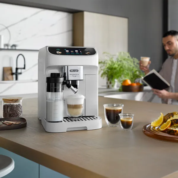 Aparat de cafea DeLonghi ECAM320.60W Automată/ 1.9 l/ White photo 5