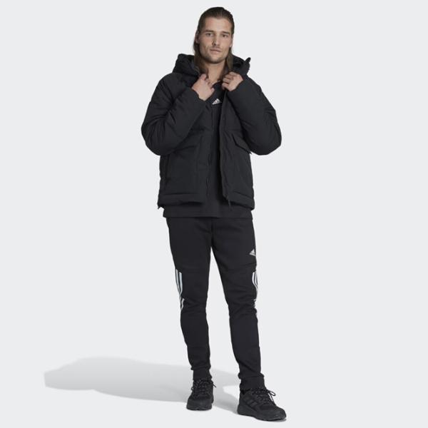 Scurtă pentru bărbați Adidas Big Baffle Jkt Iarnă/ Black photo 5