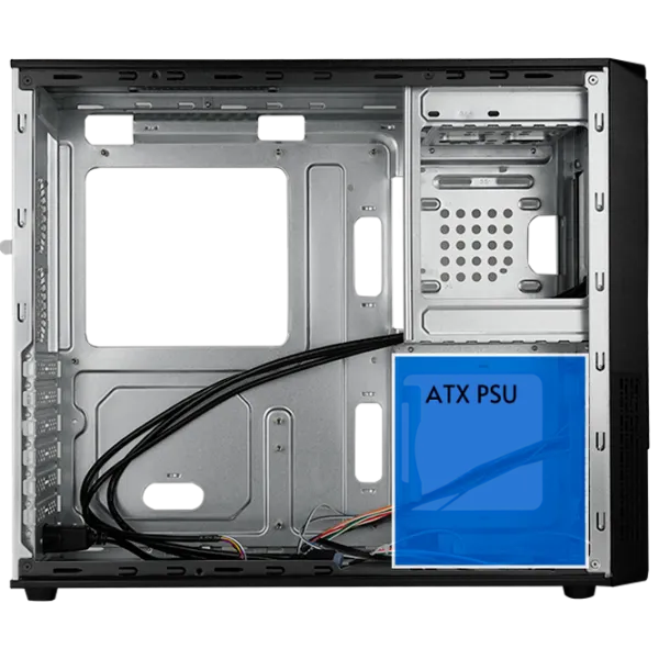 Carcasă Chieftec UC-03B-OP Mid Tower / Black photo 6