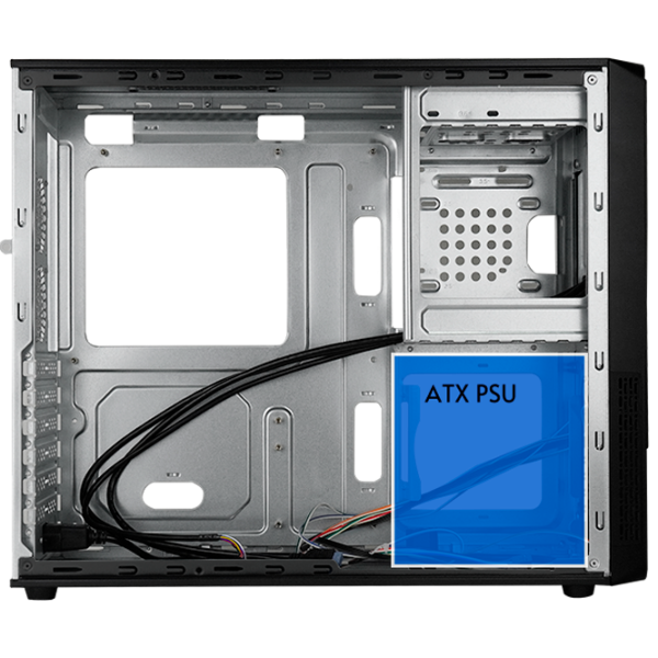 Carcasă Chieftec UC-03B-OP Mid Tower / Black photo 6