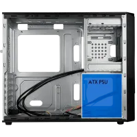 Корпус Chieftec UC-03B-OP Mid Tower / Черный photo 6