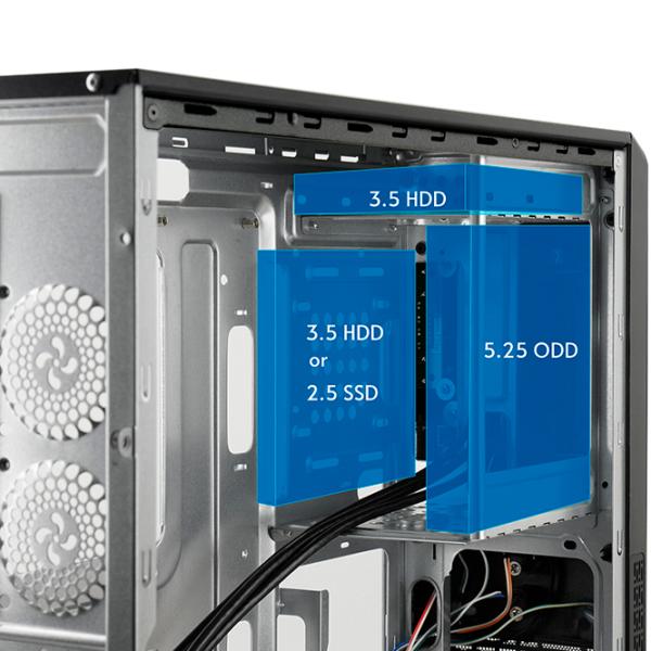 Carcasă Chieftec UC-03B-OP Mid Tower / Black photo 10