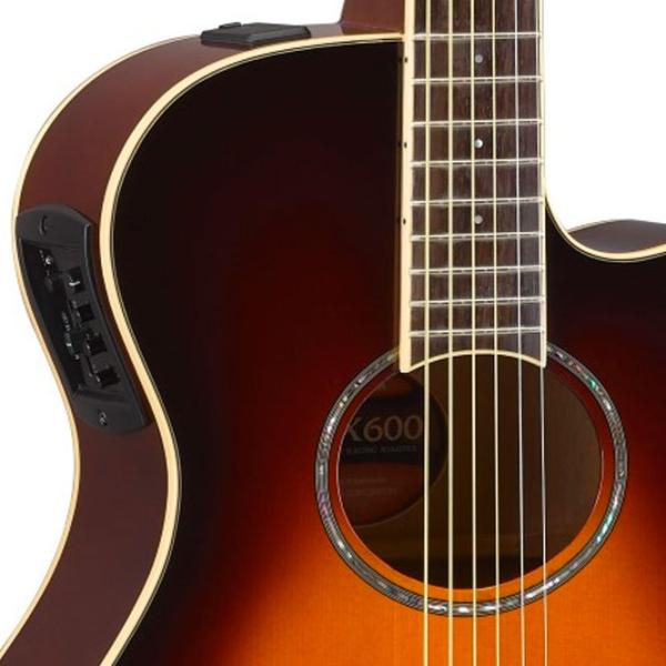 Электроакустическая гитара Yamaha APX600 OVS 4/ 4, Dreadnought, Old Violin Sunburst photo 7