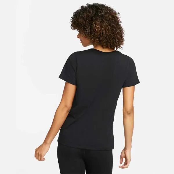 Tricou pentru femei Nike Script 42% poliester/ Black photo 2 Tricou pentru femei Nike Script 42% poliester/ Black photo 2