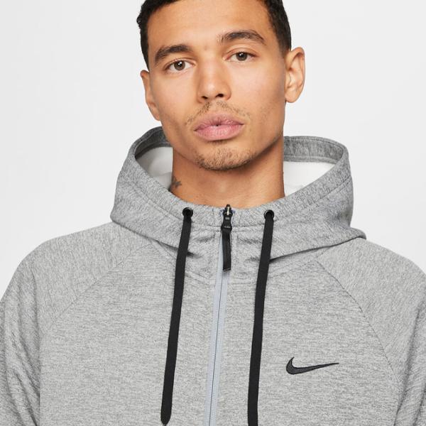 Hanorac pentru bărbați Nike Therma-Fit Drept/ Gray photo 3