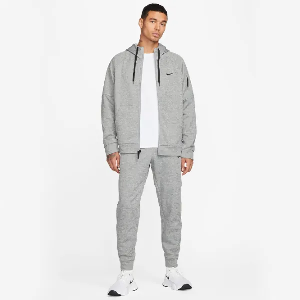 Hanorac pentru bărbați Nike Therma-Fit Drept/ Gray photo 8