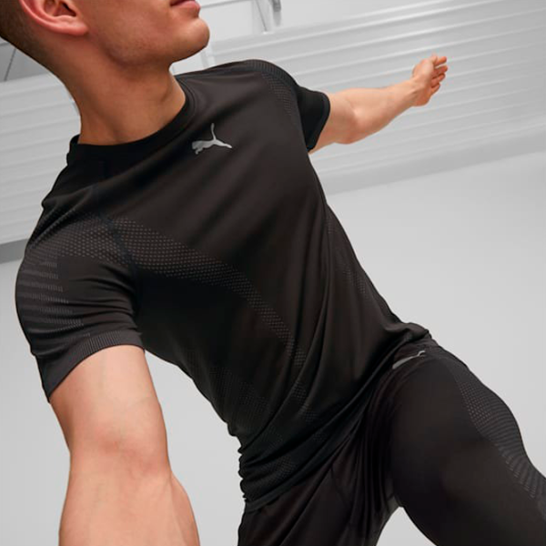 Tricou pentru bărbați Puma Train Formknit Seamless Tee 77% poliester, 23% nailon/ Black photo 4