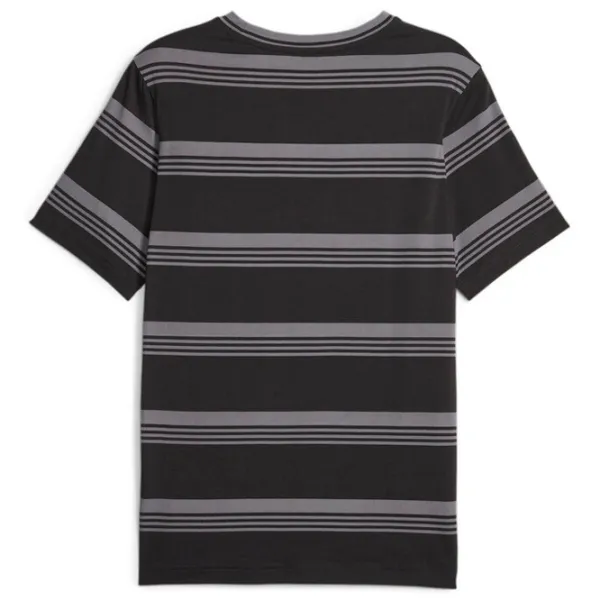 Tricou pentru bărbați Puma Squad Stripe Aop Tee 100% bumbac/ Black photo 2