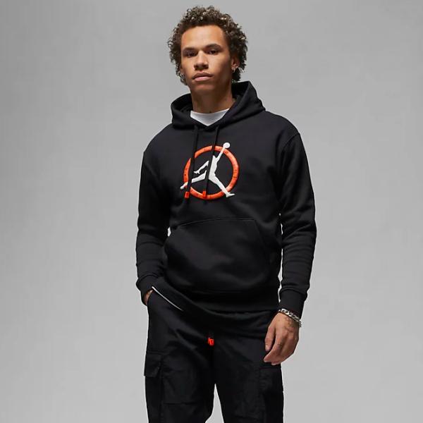 Hanorac pentru bărbați Nike Jordan Flt Mvp Gfx Flc Po Drept/ Black photo 6