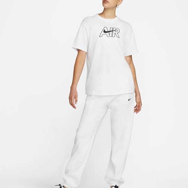 Футболка для женщин Nike W Nsw Tee BfAir Хлопок/ Белый photo 4