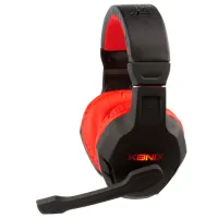 Căști Konix Drakkar Skald Red Black Cu fir/ Gaming photo 2
