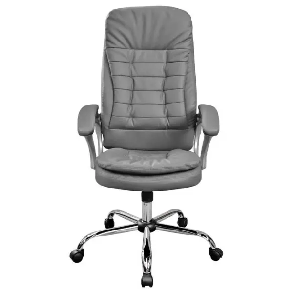 Fotoliu de birou DecoPrim BX-0025 Piele artificială/ Gray photo 2 Fotoliu de birou DecoPrim BX-0025 Piele artificială/ Gray photo 2