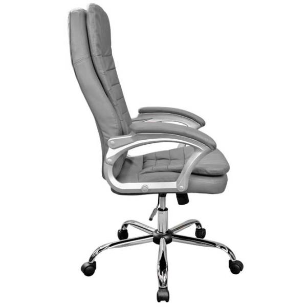 Fotoliu de birou DecoPrim BX-0025 Piele artificială/ Gray photo 3 Fotoliu de birou DecoPrim BX-0025 Piele artificială/ Gray photo 3