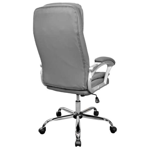 Fotoliu de birou DecoPrim BX-0025 Piele artificială/ Gray photo 4 Fotoliu de birou DecoPrim BX-0025 Piele artificială/ Gray photo 4