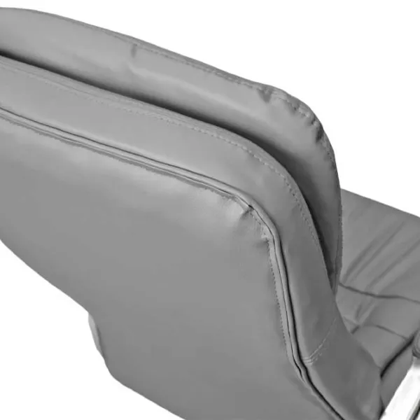 Fotoliu de birou DecoPrim BX-0025 Piele artificială/ Gray photo 5 Fotoliu de birou DecoPrim BX-0025 Piele artificială/ Gray photo 5