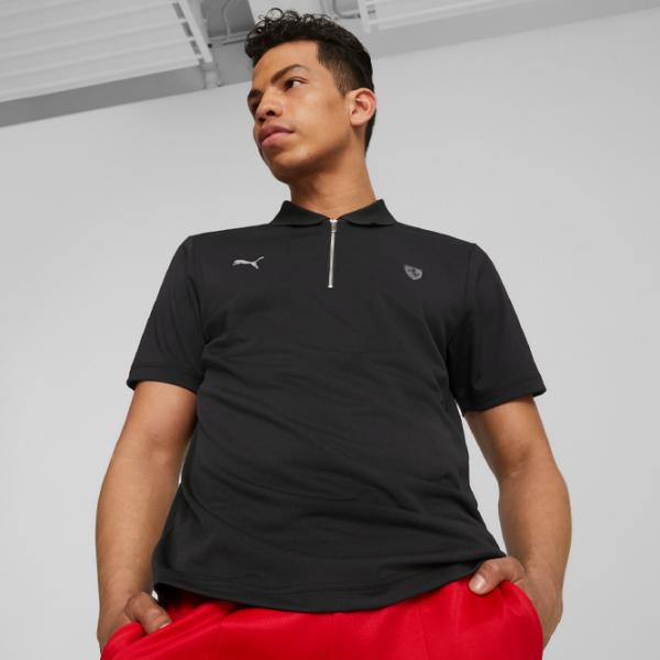 Tricou polo pentru bărbați Puma Ferrari Style Black photo 5 Tricou polo pentru bărbați Puma Ferrari Style Black photo 5
