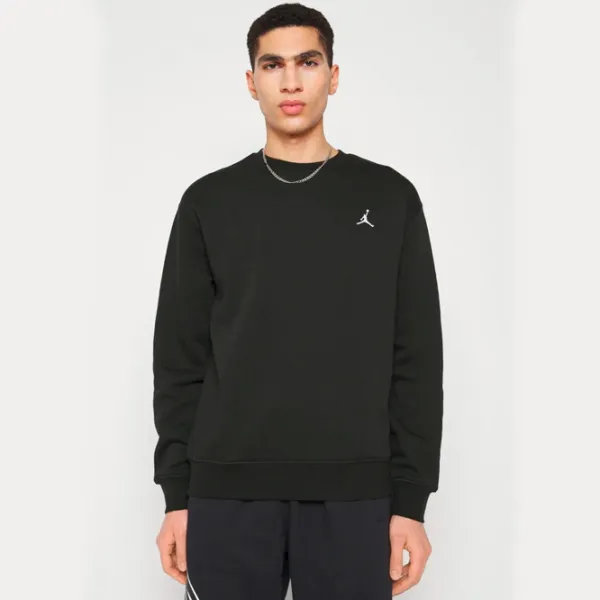 Hanorac pentru bărbați Nike Jordan Ess Flc Crew Drept/ Black photo 3