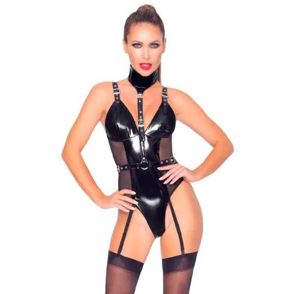 Комплект нижнего белья Black Level Vinyl Body (S) Черный photo 3