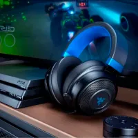 Căști Razer Kraken X Blue Black Cu fir/ Gaming photo 4