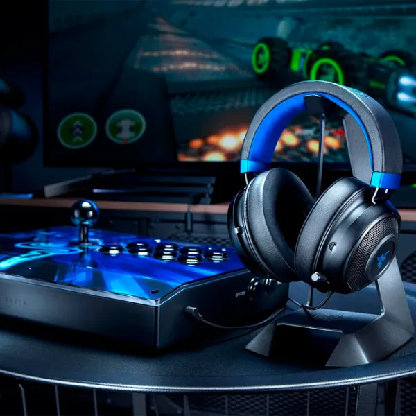 Căști Razer Kraken X Blue Black Cu fir/ Gaming photo 5