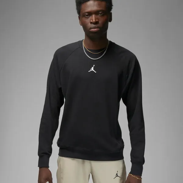 Толстовка для мужчин Nike Jordan Df Sprt Csvr Flc Po Crew Прямой/ Черный photo 2