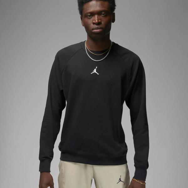 Hanorac pentru bărbați Nike Jordan Df Sprt Csvr Flc Po Crew Drept/ Black photo 2