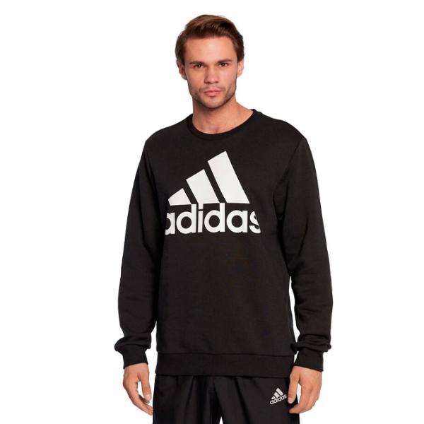 Hanorac pentru bărbați Adidas Sweater Box Logo Fleece Drept/ Black photo 2