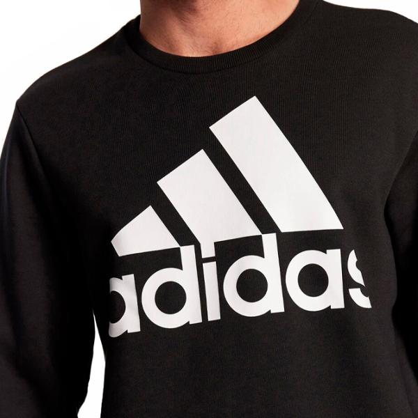 Hanorac pentru bărbați Adidas Sweater Box Logo Fleece Drept/ Black photo 3