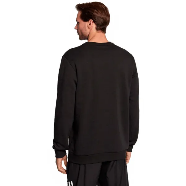 Hanorac pentru bărbați Adidas Sweater Box Logo Fleece Drept/ Black photo 5