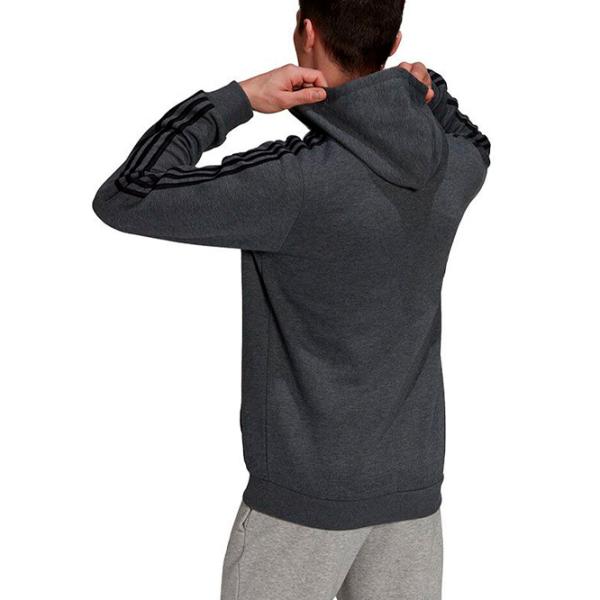 Hanorac pentru bărbați Adidas 3 Stripes Fleece Drept/ Grey photo 3