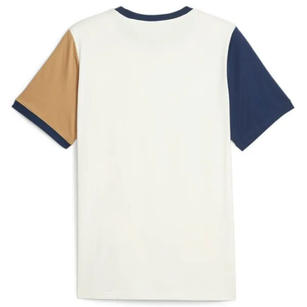 Tricou pentru bărbați Puma Classics Block Tee 100% bumbac/ Warm White photo 2