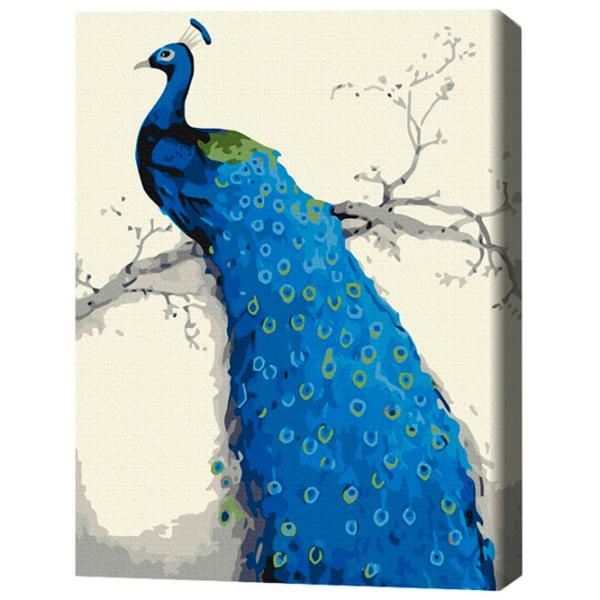 Картина по номерам BrushMe Синий павлин 50 x 40 см/ Вертикальная photo 3 Картина по номерам BrushMe Синий павлин 50 x 40 см/ Вертикальная photo 3