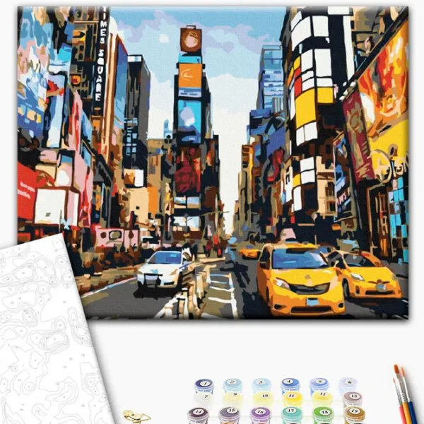 Картина по номерам BrushMe Жизнь Таймс-сквер 50 x 40 см/ Горизонтальная photo 2 Картина по номерам BrushMe Жизнь Таймс-сквер 50 x 40 см/ Горизонтальная photo 2