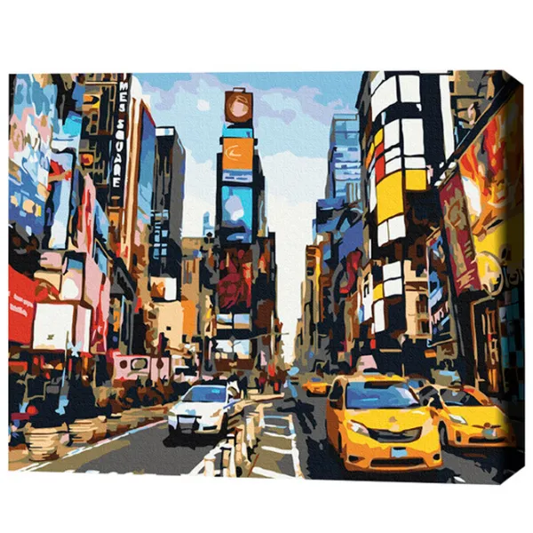 Картина по номерам BrushMe Жизнь Таймс-сквер 50 x 40 см/ Горизонтальная photo 3 Картина по номерам BrushMe Жизнь Таймс-сквер 50 x 40 см/ Горизонтальная photo 3