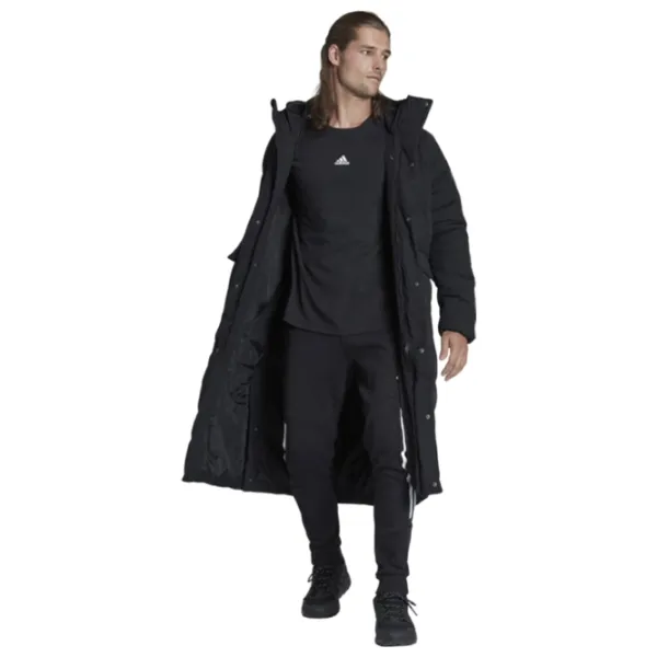 Scurtă pentru bărbați Adidas Big Baffle Coat Iarnă/ Black photo 3