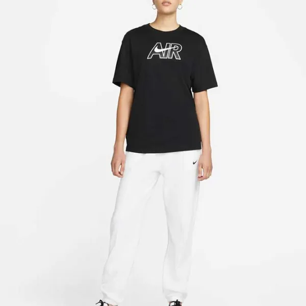 Футболка для женщин Nike W Nsw Tee Bf Air 100% хлопок/ Черный photo 4