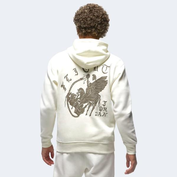 Толстовка для мужчин Nike Jordan Flt Artst Srs Flc Po Прямой/ Белый photo 3