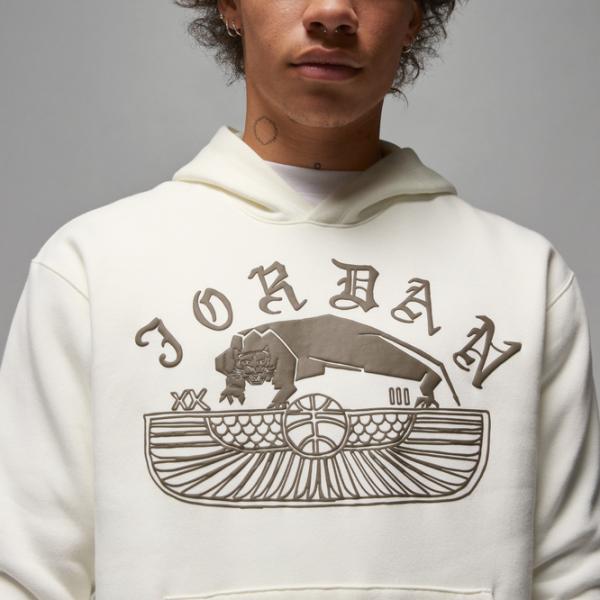 Толстовка для мужчин Nike Jordan Flt Artst Srs Flc Po Прямой/ Белый photo 6