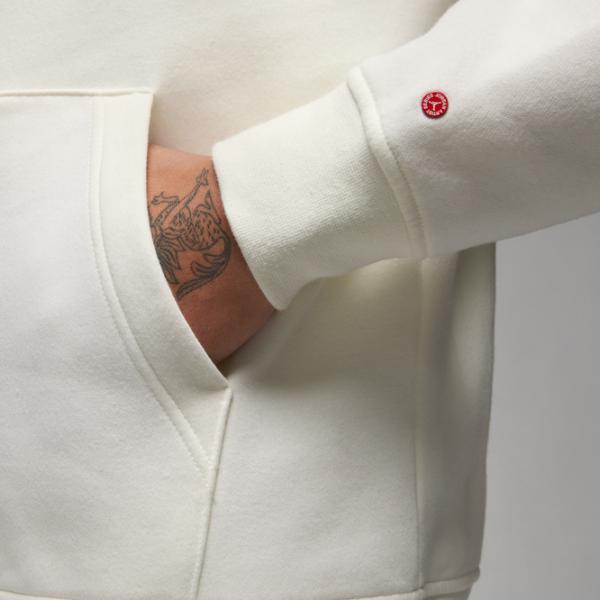 Hanorac pentru bărbați Nike Jordan Flt Artst Srs Flc Po Drept/ White photo 7