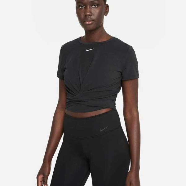 Tricou pentru femei Nike W Nk One Luxe Df Ss Std Tw Tp 31% poliester/ Black photo 2
