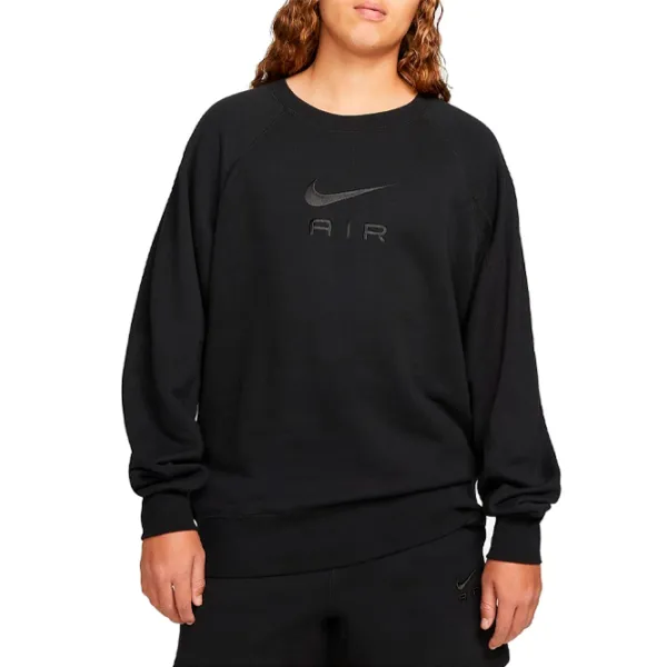 Hanorac pentru bărbați Nike M M Nsw Air Ft Crew Drept/ Black photo 2