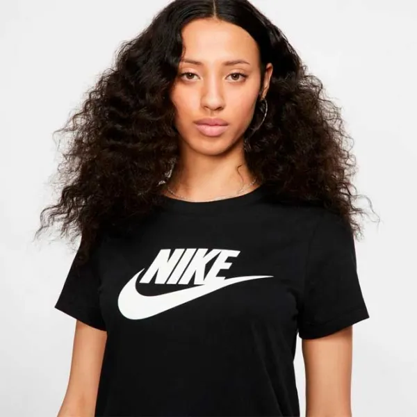 Tricou pentru femei Nike Sportswear Essential Icon Futura 40% poliester/ Black photo 2
