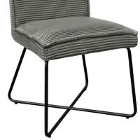 Scaun de bucătărie DecoPrim ILIUS Velvet/ Gray photo 3