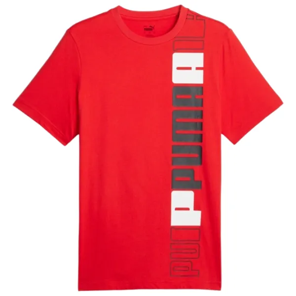 Tricou pentru bărbați Puma Ess+ Logo Lab Tee 100% bumbac/ Red photo 3 Tricou pentru bărbați Puma Ess+ Logo Lab Tee 100% bumbac/ Red photo 3