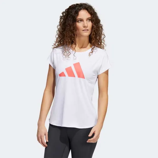 Tricou pentru femei Adidas Shirt 3 Bar 19% elastan/ White photo 2 Tricou pentru femei Adidas Shirt 3 Bar 19% elastan/ White photo 2