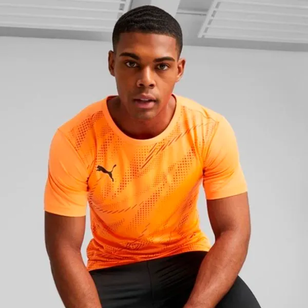 Футболка для мужчин Puma Individualrise Graphic Tee 100% полиэстер/ Оранжевый photo 3