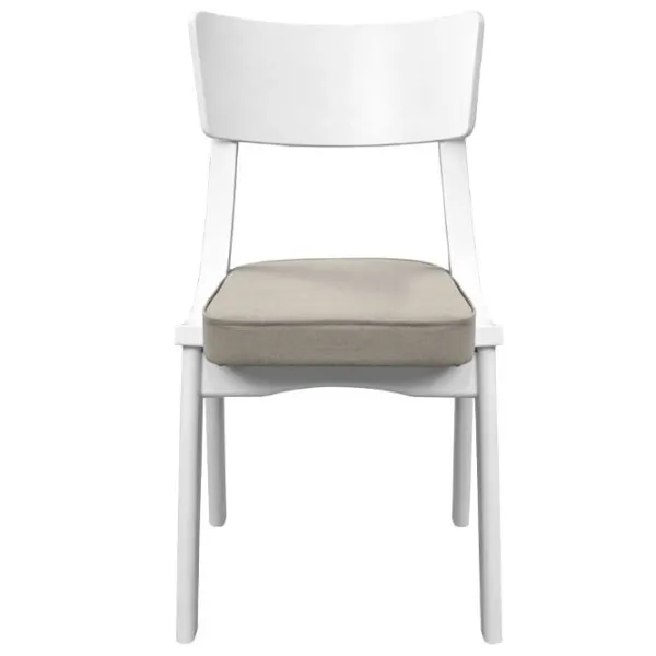 Scaun de bucătărie DecoPrim Diran White Gray photo 2 Scaun de bucătărie DecoPrim Diran White Gray photo 2