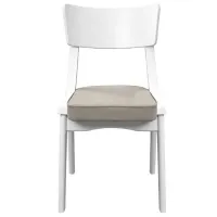 Scaun de bucătărie DecoPrim Diran White Gray photo 2