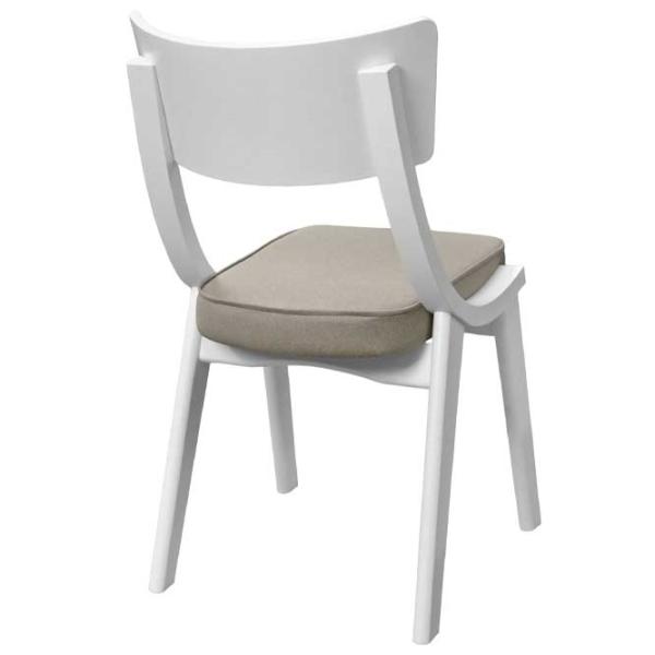 Scaun de bucătărie DecoPrim Diran White Gray photo 4 Scaun de bucătărie DecoPrim Diran White Gray photo 4