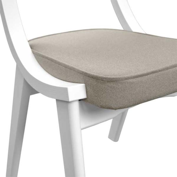 Scaun de bucătărie DecoPrim Diran White Gray photo 5 Scaun de bucătărie DecoPrim Diran White Gray photo 5